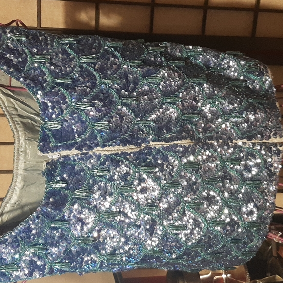 Vintage sequined top size 8 - Picture 11 of 11